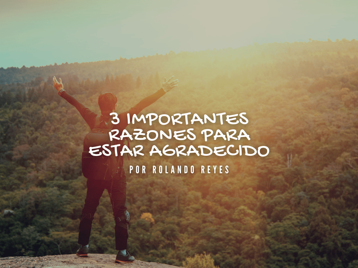 3 Importantes razones para ser agradecido.